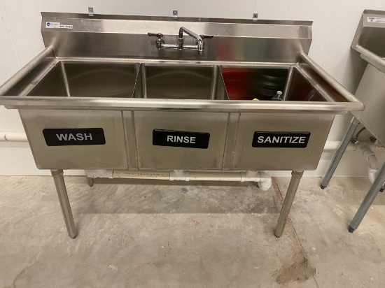 3 Comparment Sink