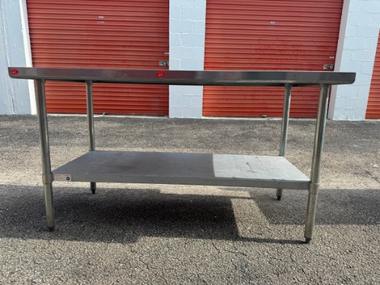 Serv-Ware T3060CWP-4 60" S/S work table with Undershelf