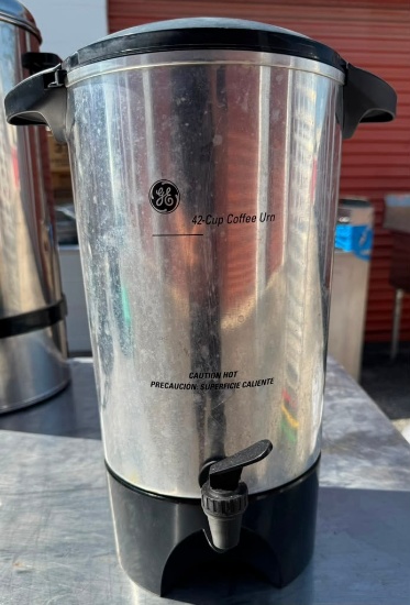 GE 42-Cup Stainless Steel Coffee Urn with Spigot