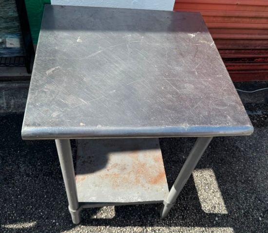 Stainless Steel Work Table with Lower Shelf