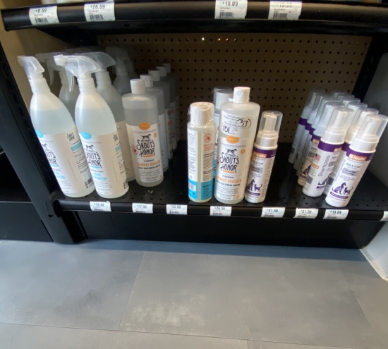 31 Pet Grooming , Odor Control & Clanning Products