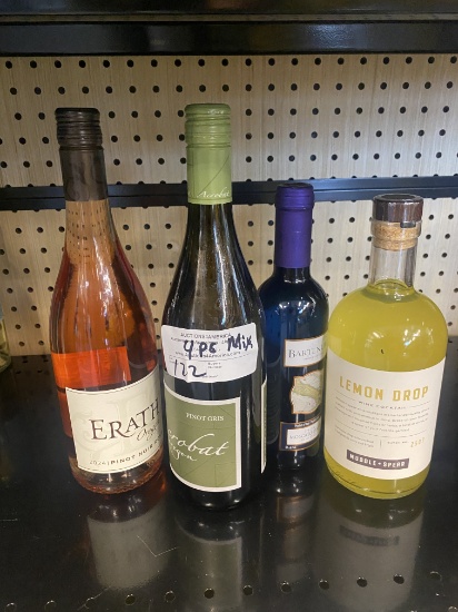 4 Wine Mix lot