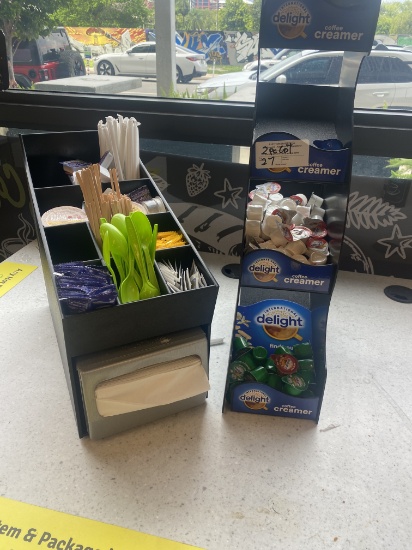 Coffee/ creamer Dispenser 2 pc lot