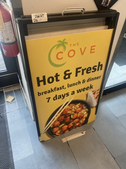 2 A-frame sandwich board