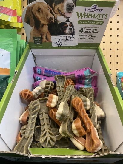 Dog treats Lot price