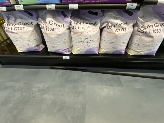15 Bags of cat Litter