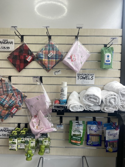 Wall contens of Pet accessories