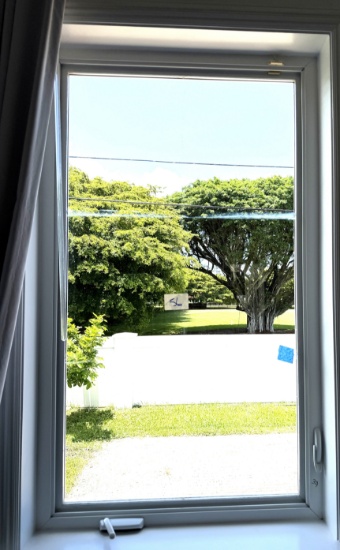 Impact Window, Grey Tint, 36" X 72", Aluminum Casing, Professionally Removed