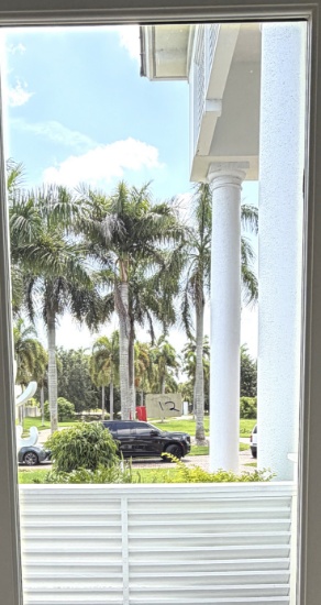 Impact Window, Grey Tint, 30" X 60", Aluminum Casing, Professionally Removed