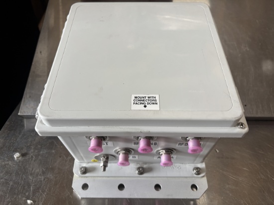 Hoffman Weatherproof Dual-Channel RF Antenna Distribution / Combiner Enclosure With Test Port
