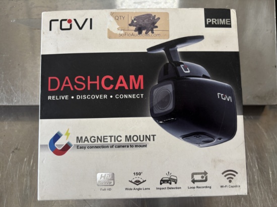 ROVI DashCam Prime Magnetic Mount Dash Camera - Relive - Discover