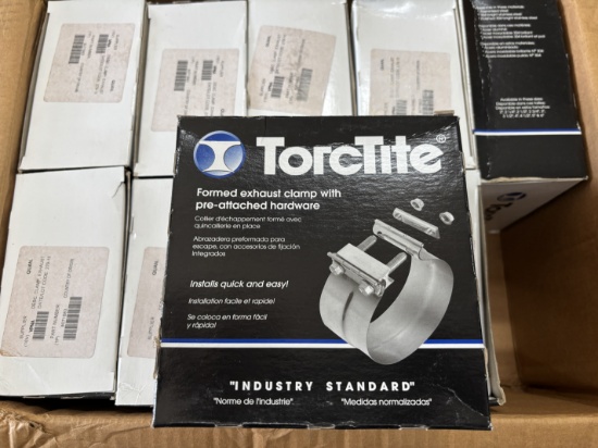 TORCITE Formed Exhaust Clamp Kit w/ Pre Attached Hardware Installs Quickly & Easily