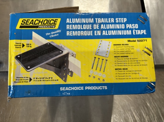 SEACHOICE Brand New Aluminum Trailer Step w/ Assembly & Hardware