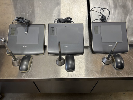 Wacom Intuos 3 PTZ-430 Graphics Tablets with Pens & Mice