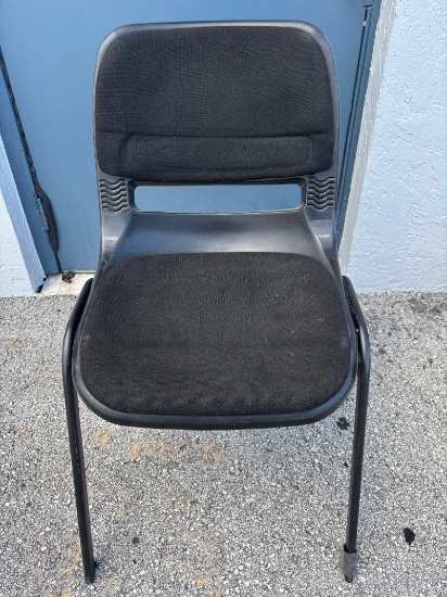 Metal Frame w/ Hard Plastic Seat & Soft Cushion New Never Used Chair Set