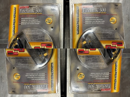 FireLink 300 High Speed Digital Cable for Audio Visual Components Complete with IEEE 1394 Connection