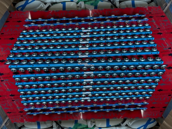 60" Rolling Conveyor System - Add on Conveyor (8) Single Side Roller and (2) Double Sided Rollers -