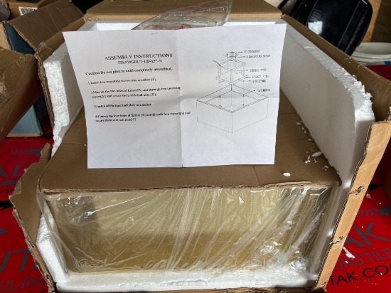 16" by 16" Ceiling Mount Light - Hanging Light System w/ Instructions and complete assembly kit
