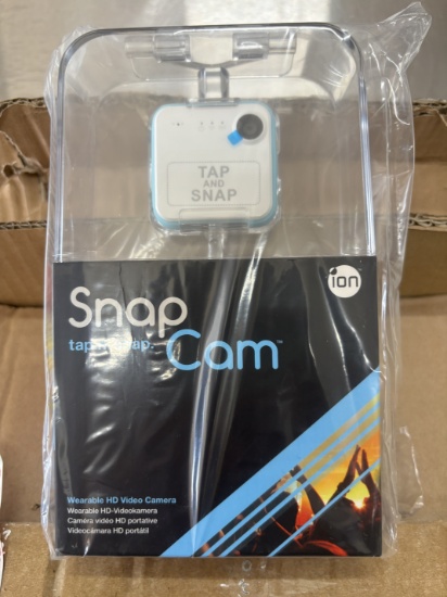 SNAP CAM Tap N Snap Wearable HD Video Camera - Brand New in Factory Sealed Box