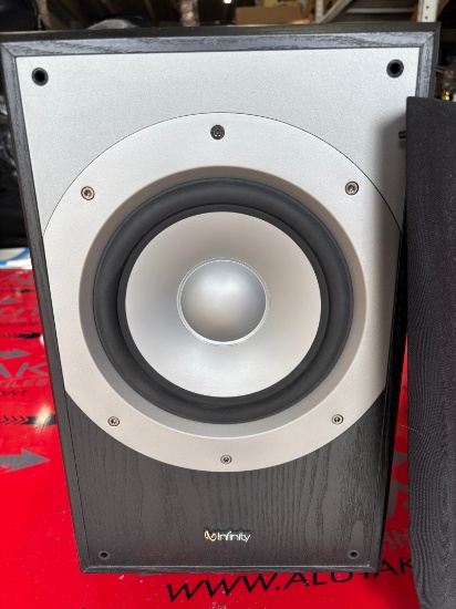 INFINITY Speaker System W/ Amplified Sub Woofer / Infinity #PS-8 Powered Sub Woofer