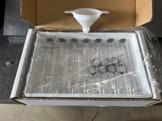 EXACTO Pour System - 7 Tube Test Kit Brand New 7 Tube Test Kit w/ Pouring Funnel