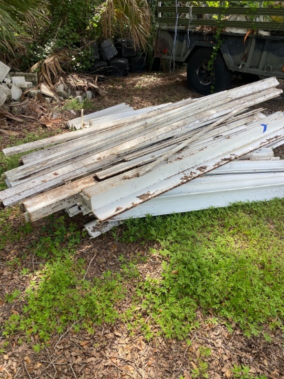Lot Of Accordion Hurricane Shutters AS IS SEE PICTURES