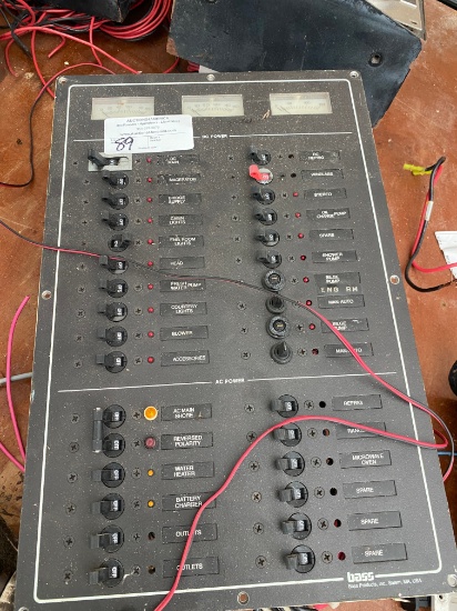 Marine Electrical Distribution Panel AS IS