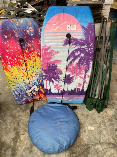 Lot of Beach Chair/Boogie Board etc AS IS