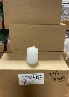 4 boxes of Votive candles, 126 pcs per box