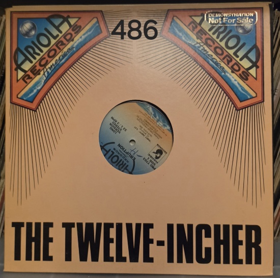 Eruption Party, Party 12-Inch Promo Long and Short Versions, Ariola America PRO 7703, 1978