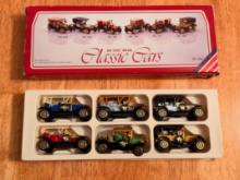 Die Cast Metal Cars Complete Set from 301-306 Collection of Antique Diecast Cars