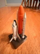Diecast Rocket Ship / NASA Rocket Ship - 3 Pcs Diecast Metal Rocket Ship