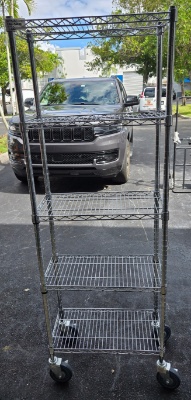 24" x 12" Rolling Metro Rack
