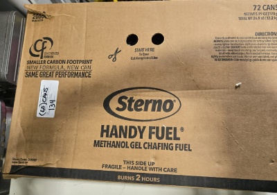 Sterno Gel Chafing Fuel Cans