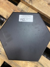 SOLID BLACK HEX 10 x 11 porc Spain