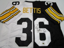 Jerome Bettis Autographed Custom Split Jersey (Pittsburgh Steelers) Bettis Hologram