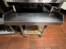 24" by 30" Stainless Steel Table W/ Back Splash / Stainless Steel Equipment Stand W/ Splash