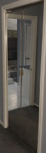 mirrored bifold closet doors 36 x 80 in