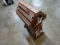 SADDLE STAND WITH COWHIDE TRIM