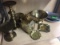 LOT OF BRASS & PEWTER ITEMS