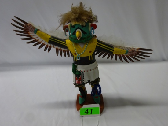 NAVAJO KACHINA "EAGLE DANCER" BY AWARD WINNING MASTER ARTIST HENRY SHELTON