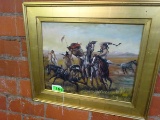 FRAMED OIL ON CANVAS, UNKNOWN ARTIST 