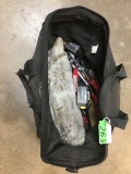 BLACK TOOL BAG WITH TOOLS