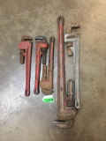 5 PIPE WRENCHES