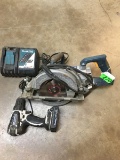 MAKITA DRILL & CHARGER & CHICAGO POWER SAW