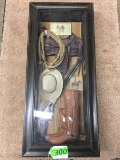 COWBOY THEMED SHADOW BOX