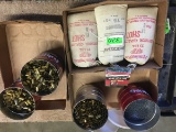 RELOADING LOT: (5) COFFEE CANS OF ASSORTED SHOT; (3) SACKS (20 LB EA) OF SHOT