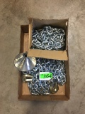 (2) 14 FOOT UTILITY CHAINS: (1) WITH HOOKS