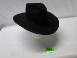 BLACK STETSON COWBOY HAT SIZE 7 1/8