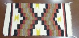 NAVAJO SADDLE BLANKET-(18.5X35.5